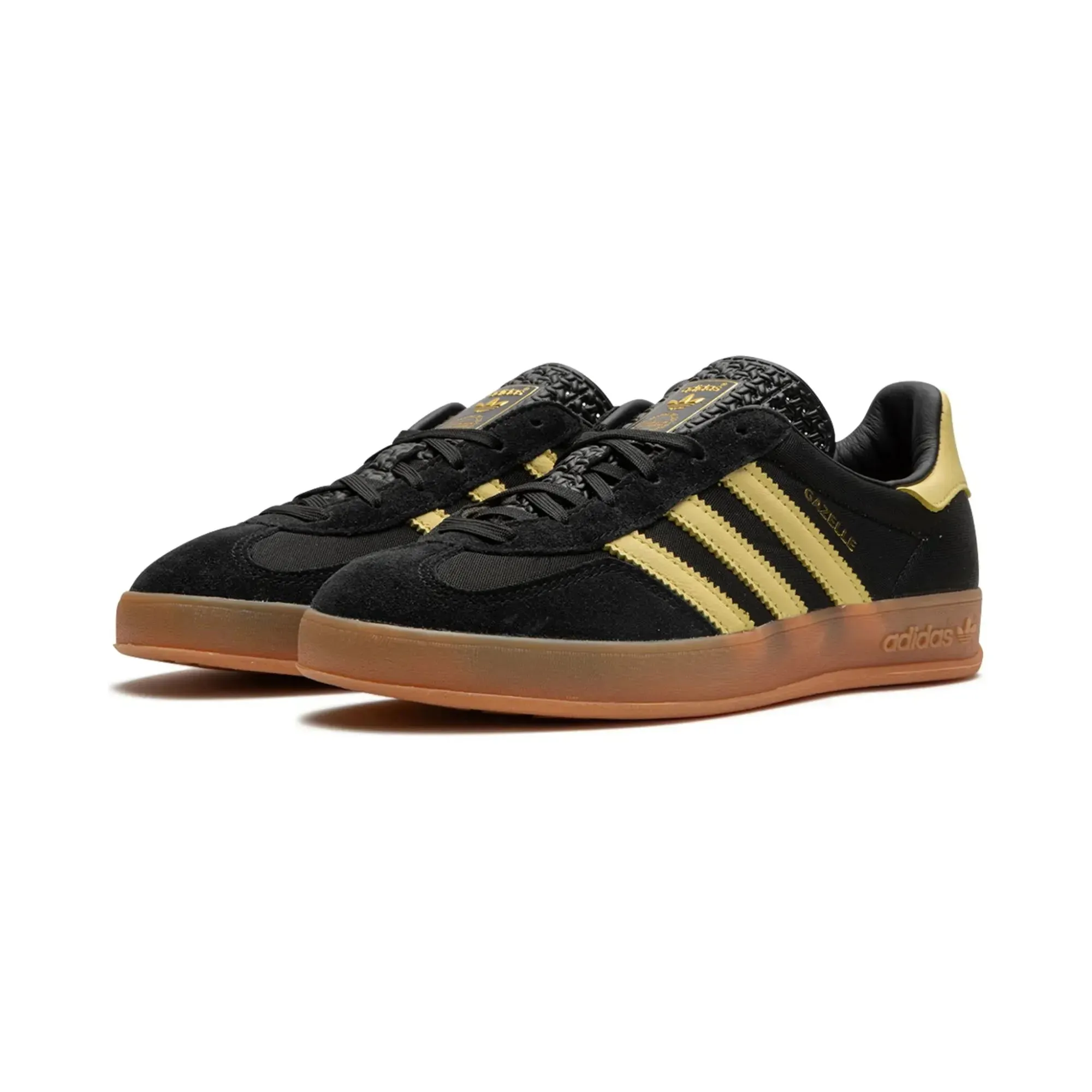 Adidas Gazelle Indoor "Black Almost Yellow Gum"