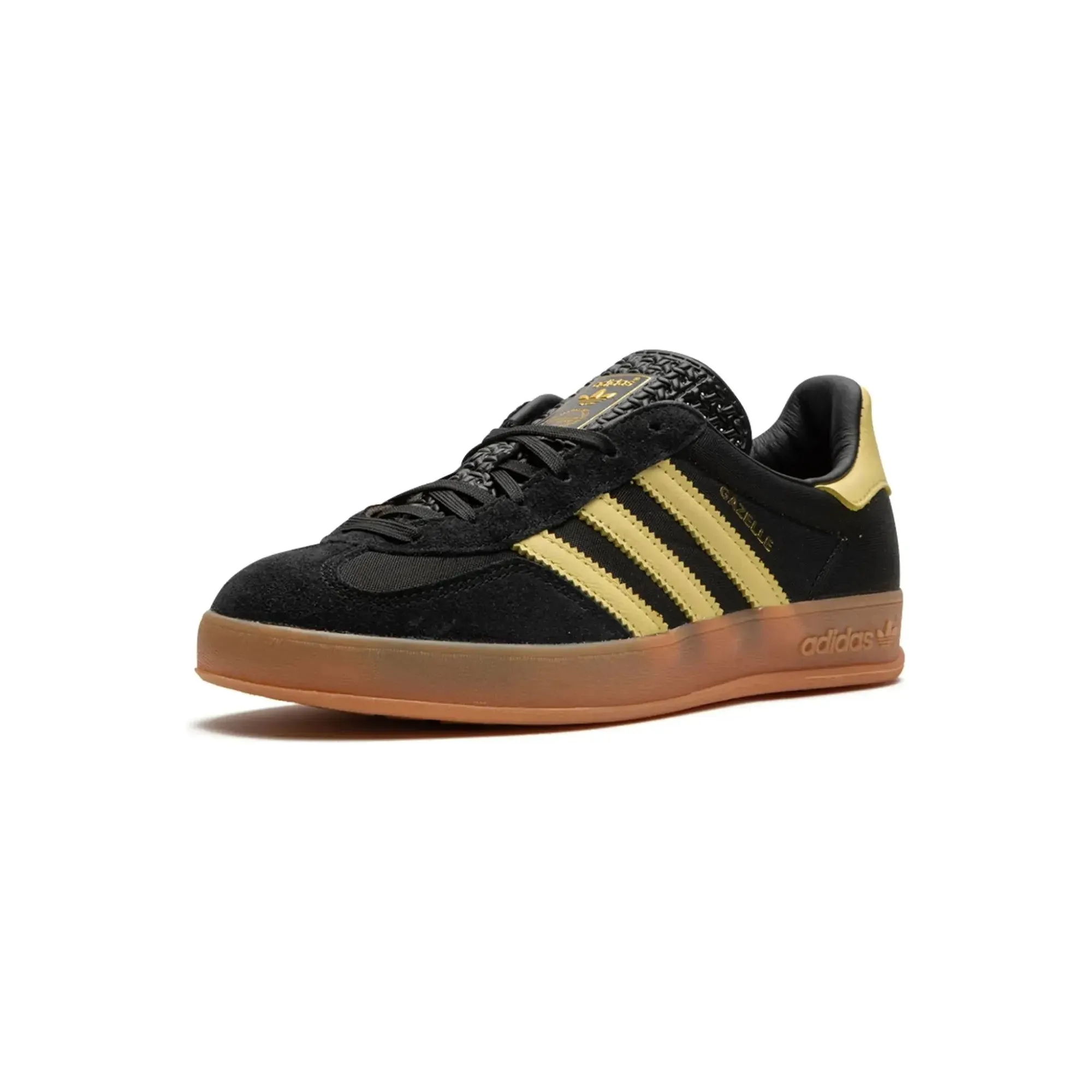 Adidas Gazelle Indoor "Black Almost Yellow Gum"