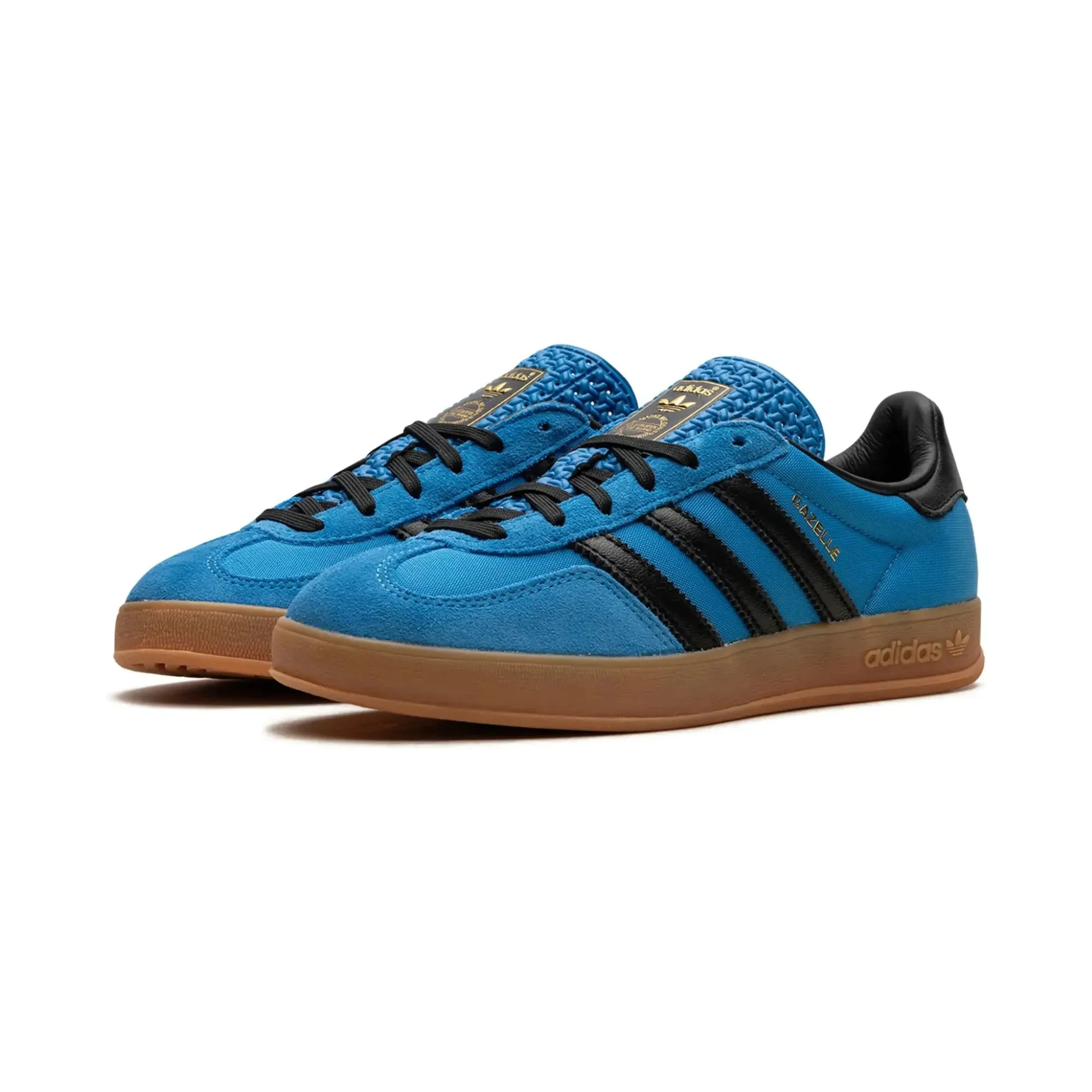 Adidas Gazelle Indoor "Bright Blue Black Gum"