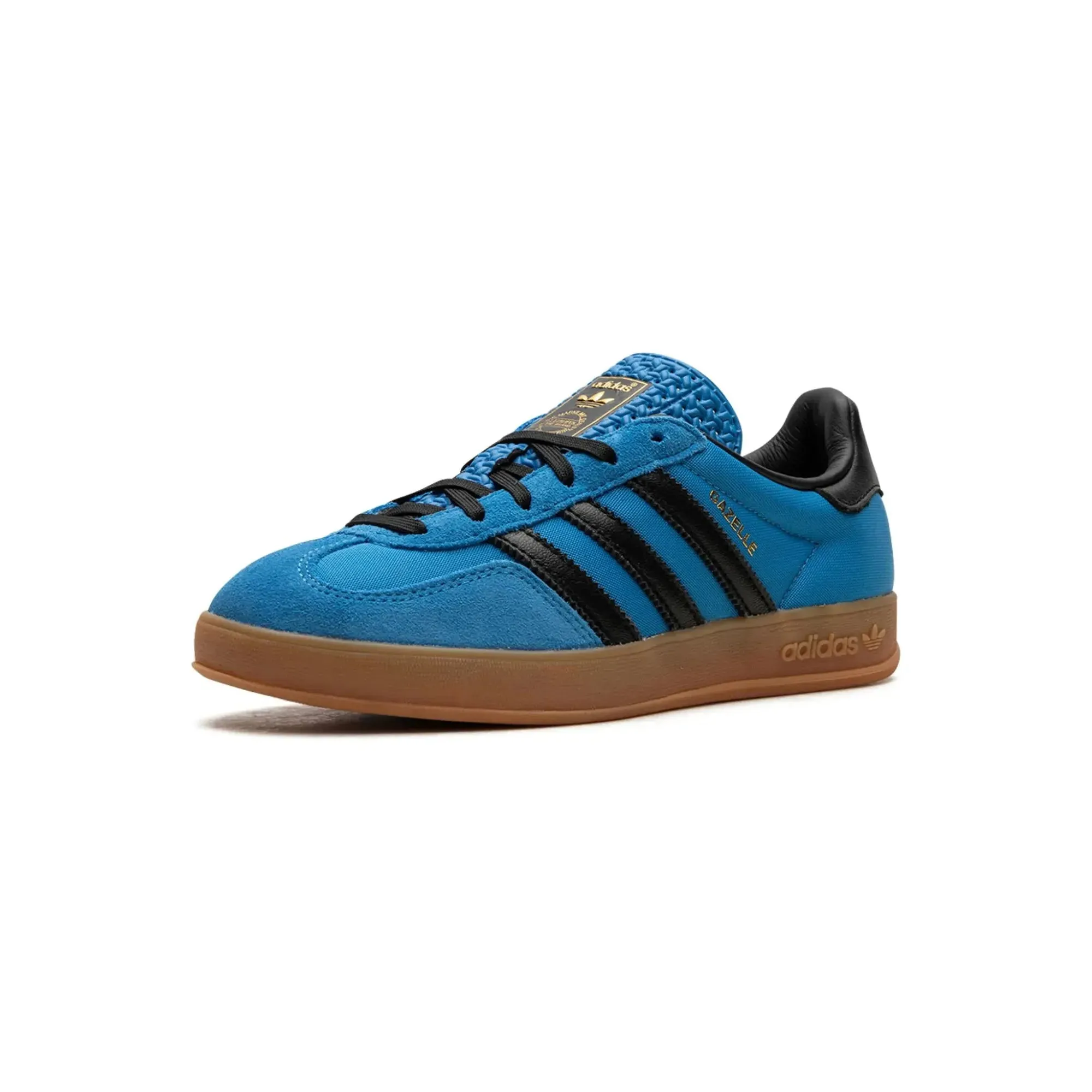 Adidas Gazelle Indoor "Bright Blue Black Gum"