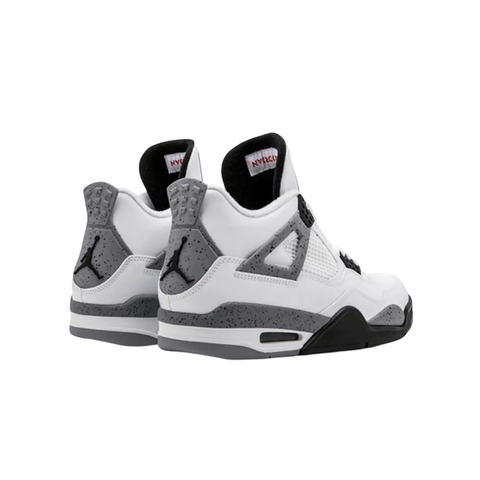 Air Jordan 4 Retro 2012 White Cement White Black Tech Grey