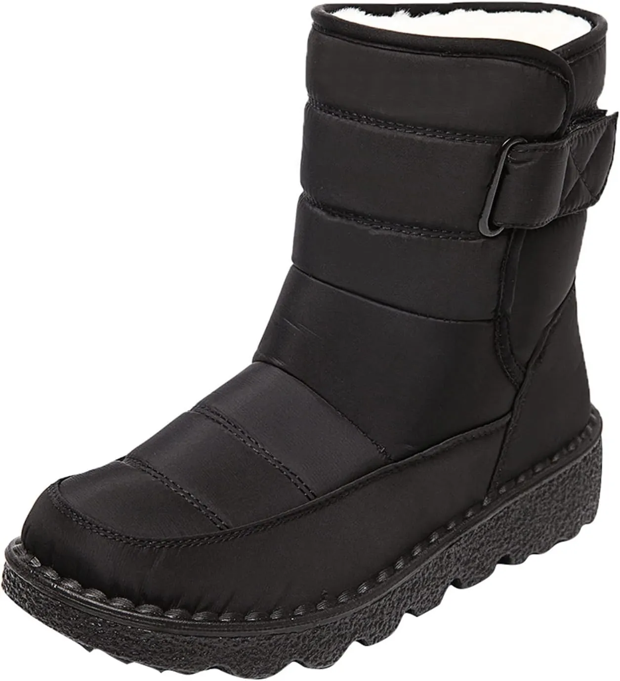 Ankle Winter Boots Wide Wedges for Women Waterproof Snow Womens Boots Winter Waterproof Tall Womens Size 12 Wide Snow Boots Ladies Winter Boots Waterproof Snow Shoes for Women Wide Width