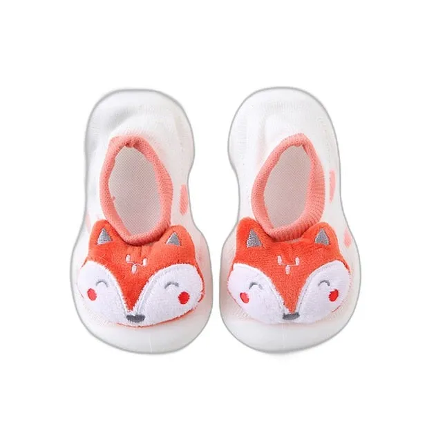 Baby Doll Sock Shoes - Red Fox