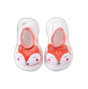 Baby Doll Sock Shoes - Red Fox