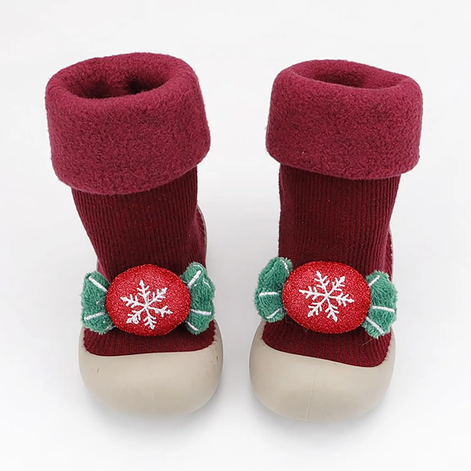 Baby First Walking Shoes Slip-On Slippers Newborn Floor Slipper Breathable Cotton Mesh Socks Shoes Crib Shoes