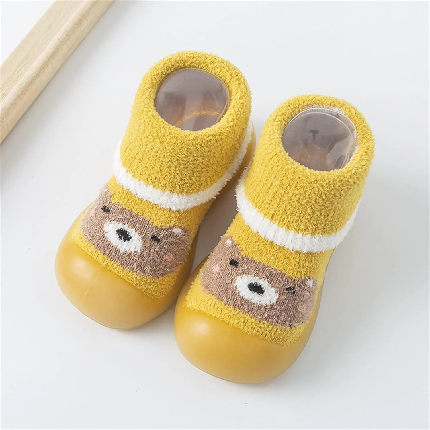 Baby Girl Shoes,Kids Boys Girl Shoes First Walkers Thickened Warm Cartoon Socks Shoes Antislip Prewalker Cute Shoes