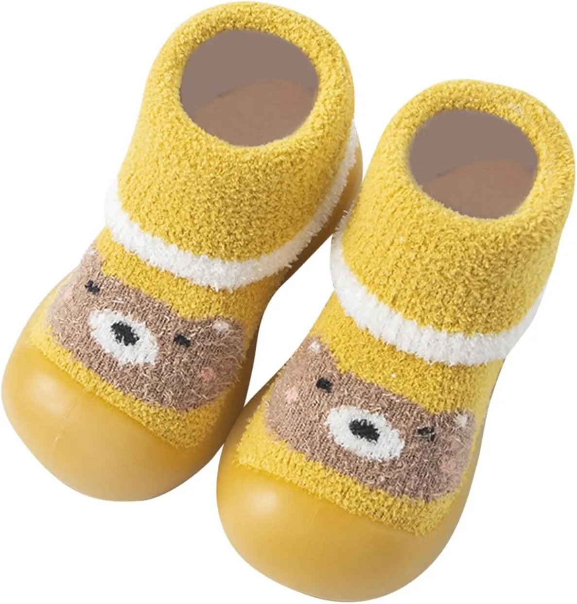 Baby Girl Shoes,Kids Boys Girl Shoes First Walkers Thickened Warm Cartoon Socks Shoes Antislip Prewalker Cute Shoes
