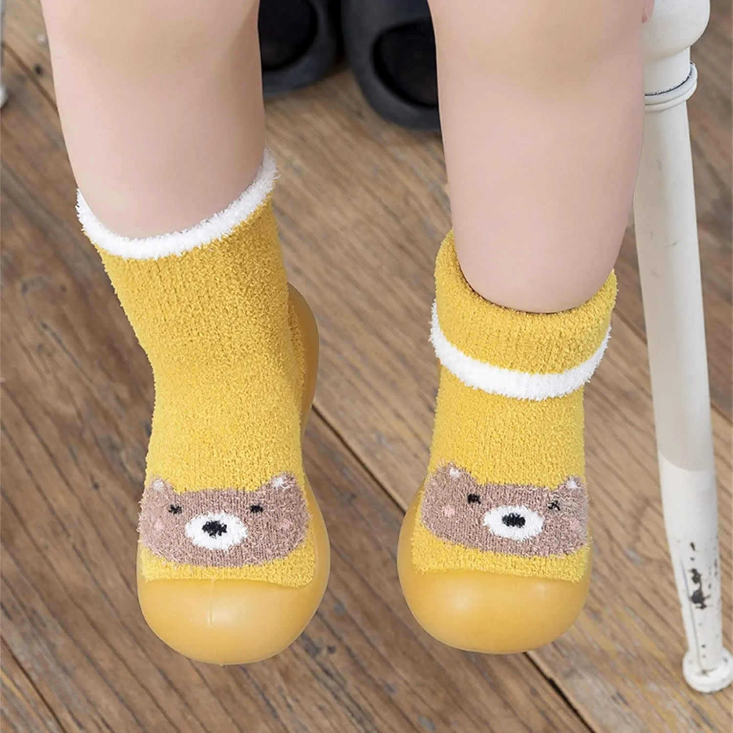 Baby Girl Shoes,Kids Boys Girl Shoes First Walkers Thickened Warm Cartoon Socks Shoes Antislip Prewalker Cute Shoes