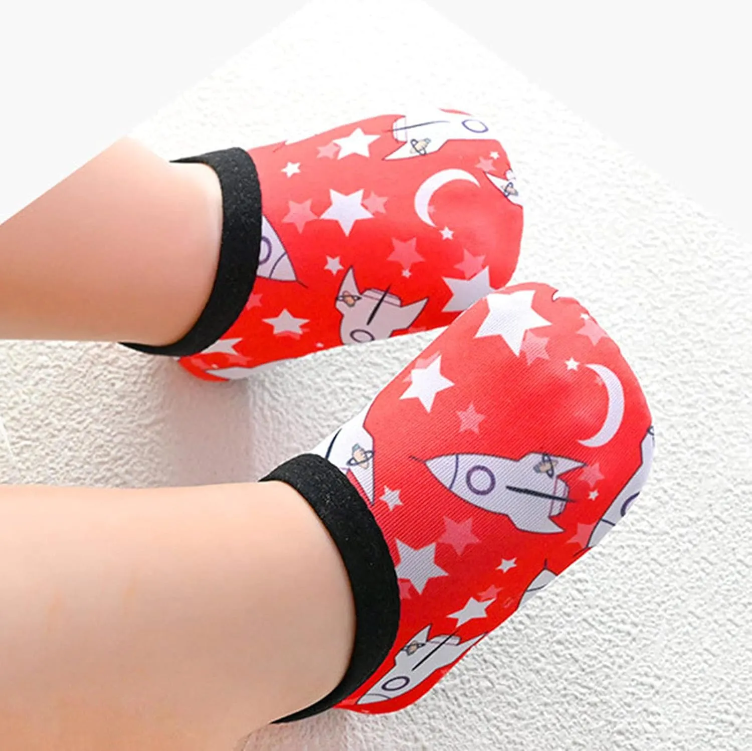 Baby Toddler Sock Shoes,0-4 Years Baby Kids Boys Girls Cartoon Swim Water Shoes Non-Slip First Walking Socks Shoes