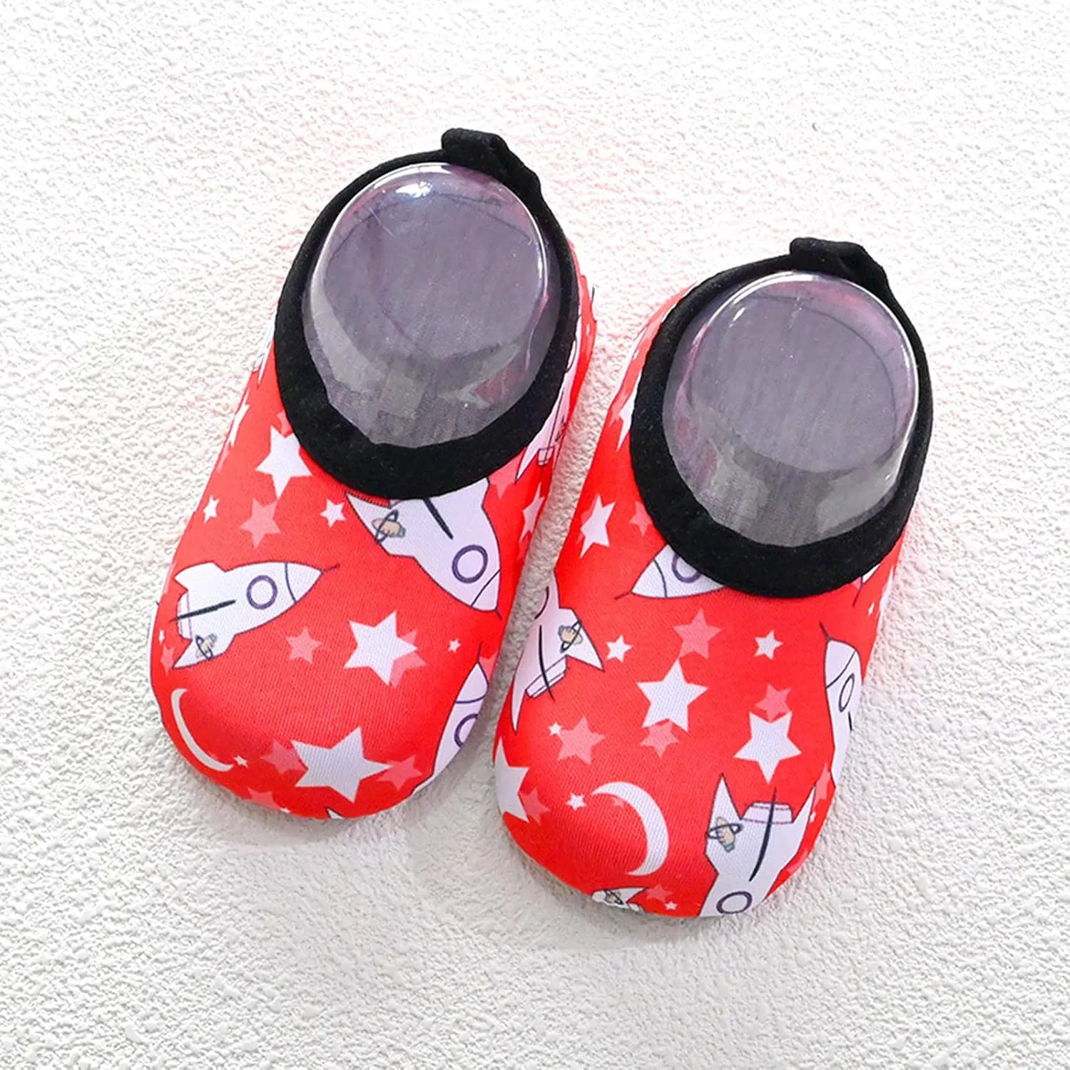 Baby Toddler Sock Shoes,0-4 Years Baby Kids Boys Girls Cartoon Swim Water Shoes Non-Slip First Walking Socks Shoes