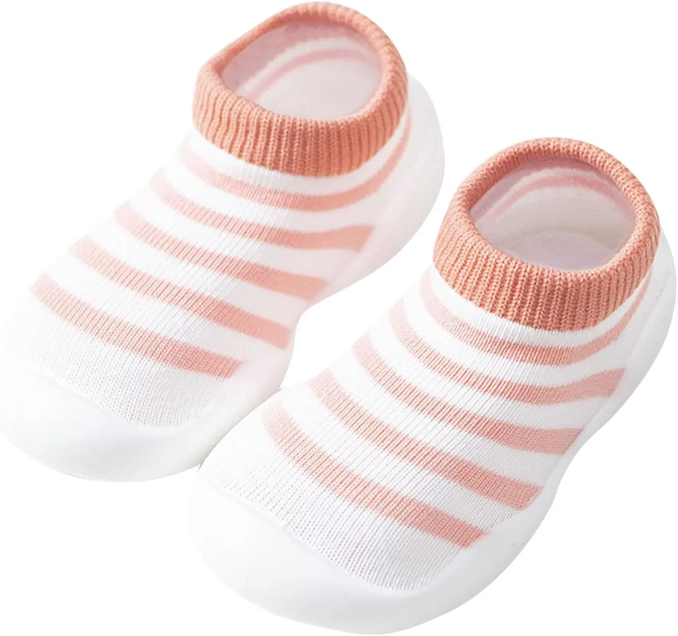 Baby Walking Shoes,Kids Infant Boys Girls Shoes First Walkers Striped Plaid Antislip Socks Shoes Prewalker Boys Shoes