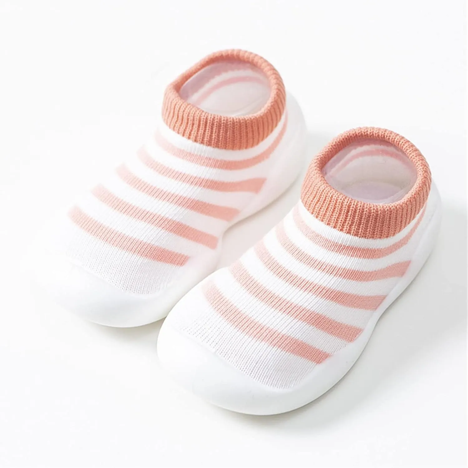 Baby Walking Shoes,Kids Infant Boys Girls Shoes First Walkers Striped Plaid Antislip Socks Shoes Prewalker Boys Shoes