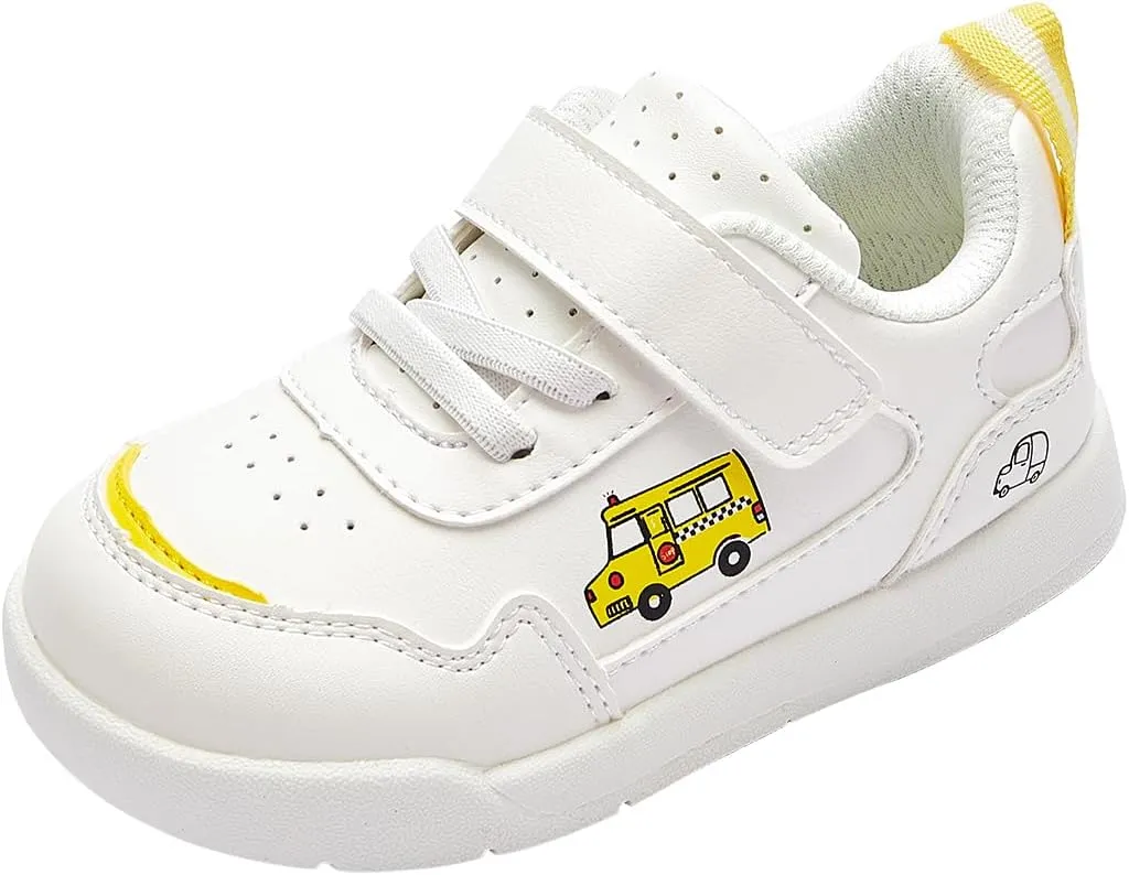 Balabala Toddler Boys Cartoon Style Sneakers Comfortable Lightweight Walking Shoes for Boys Girls