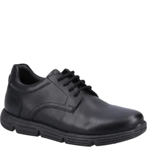 Black Adrian Junior School Shoes