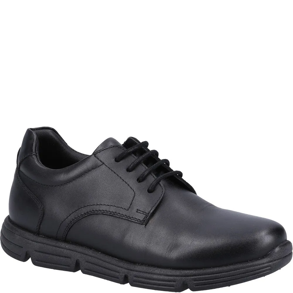 Black Adrian Junior School Shoes