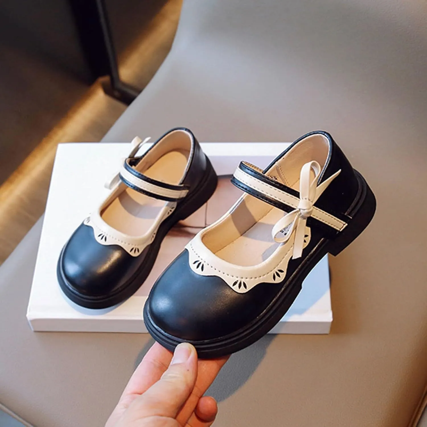 Bow Rubber Soft Sole Sandals For Girls Kids Summer ow Heel Dress Shoes Toddler Baptism Christening Cute Shoes Casual