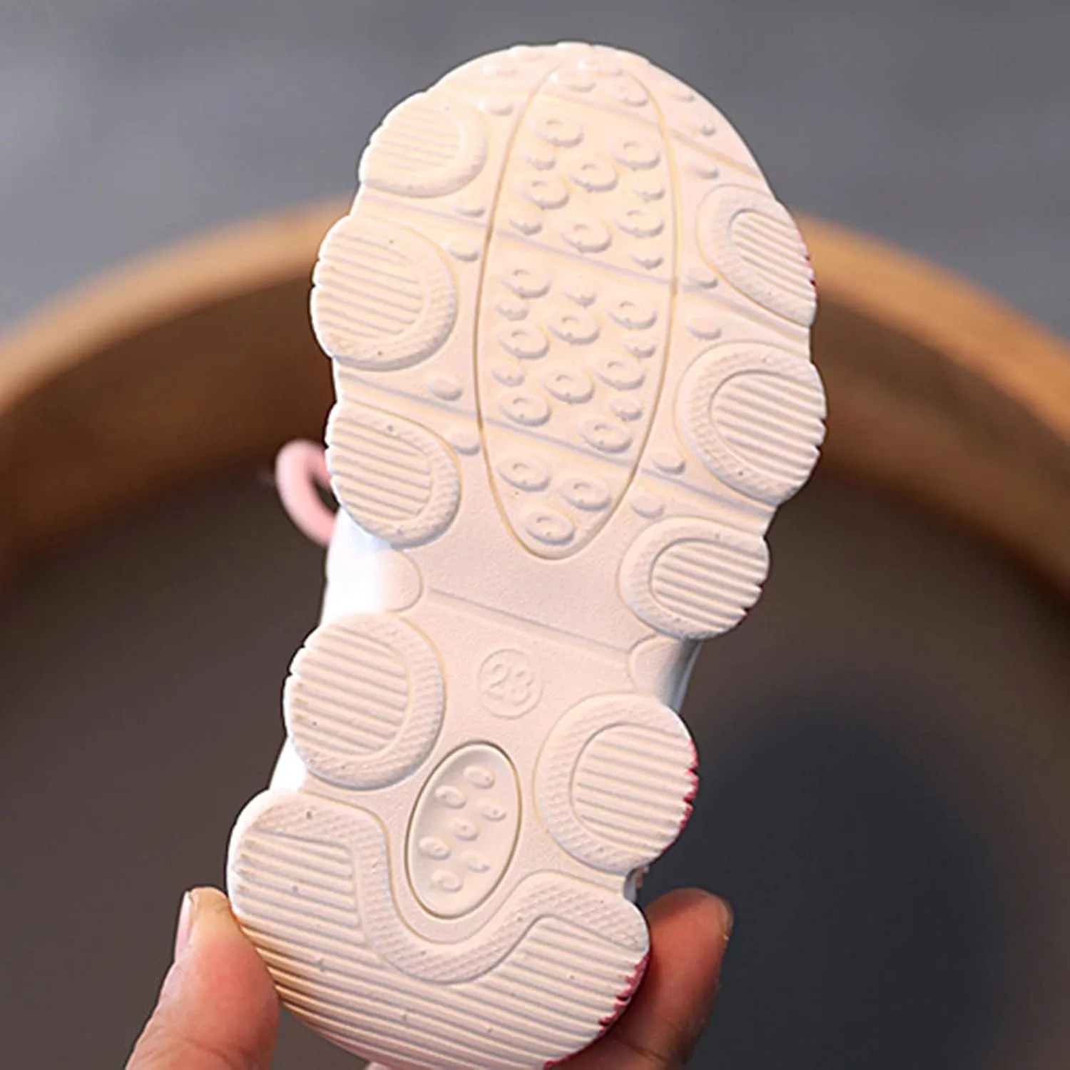 Boys Girls Toddler Sneakers Kids Lightweight Walking Shoes Anti Slip Lace up Mesh Breathable Tennis Shoes