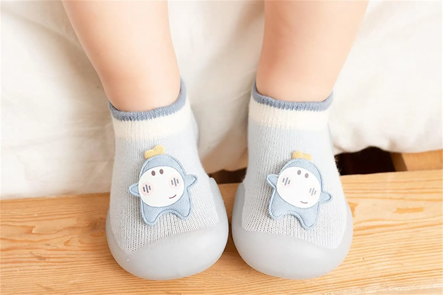 Children Summer Spring Dance Socks Shoes Toddler Kids Infant Newborn Baby Boys Girls First Walkers (Blue, 2-3 Years)