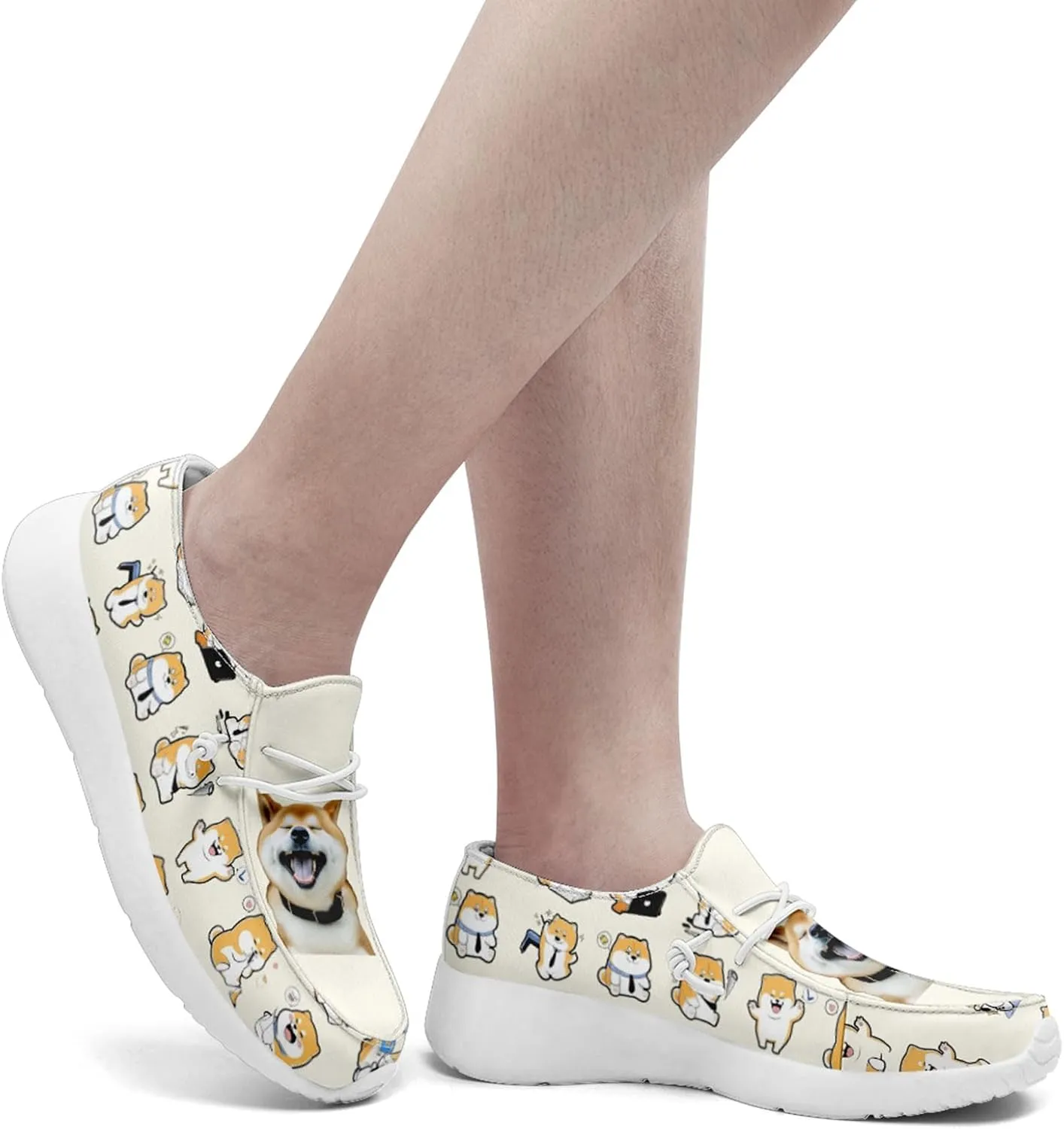Custom Pet-Themed Canvas Loafers Shoes for Men Women Lightweight Slip-On Casual Shoes Personalized for Pet Lovers