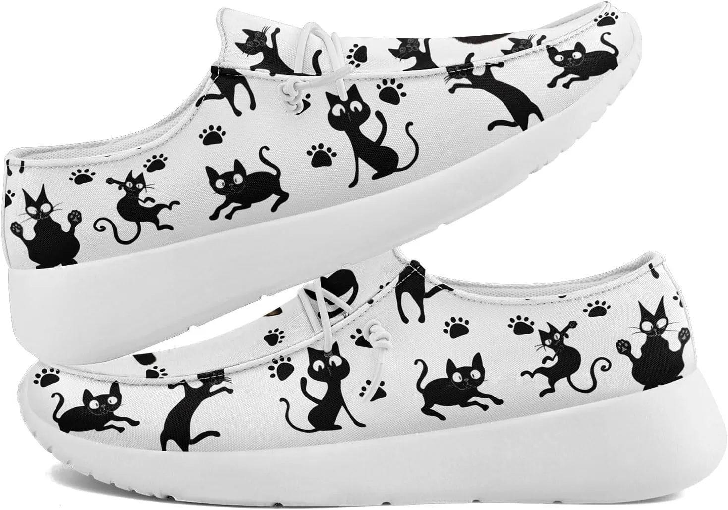 Custom Pet-Themed Canvas Loafers Shoes for Men Women Lightweight Slip-On Casual Shoes Personalized for Pet Lovers