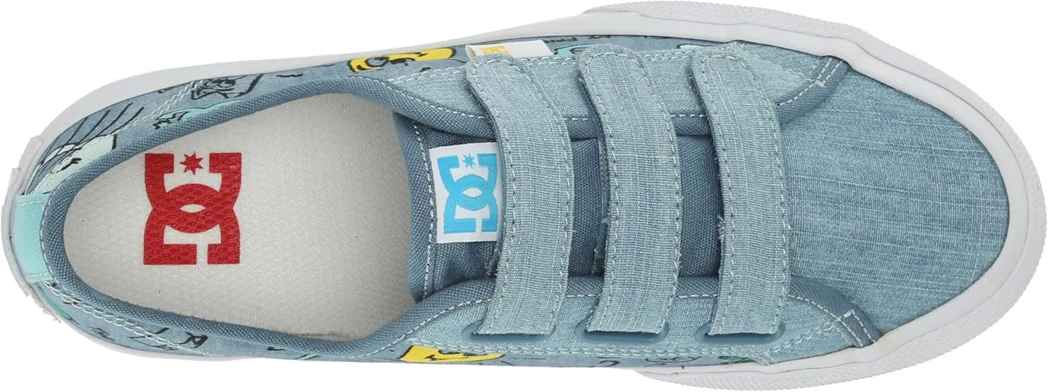 DC Girl's Unisex-Child Manual V Skate Shoe