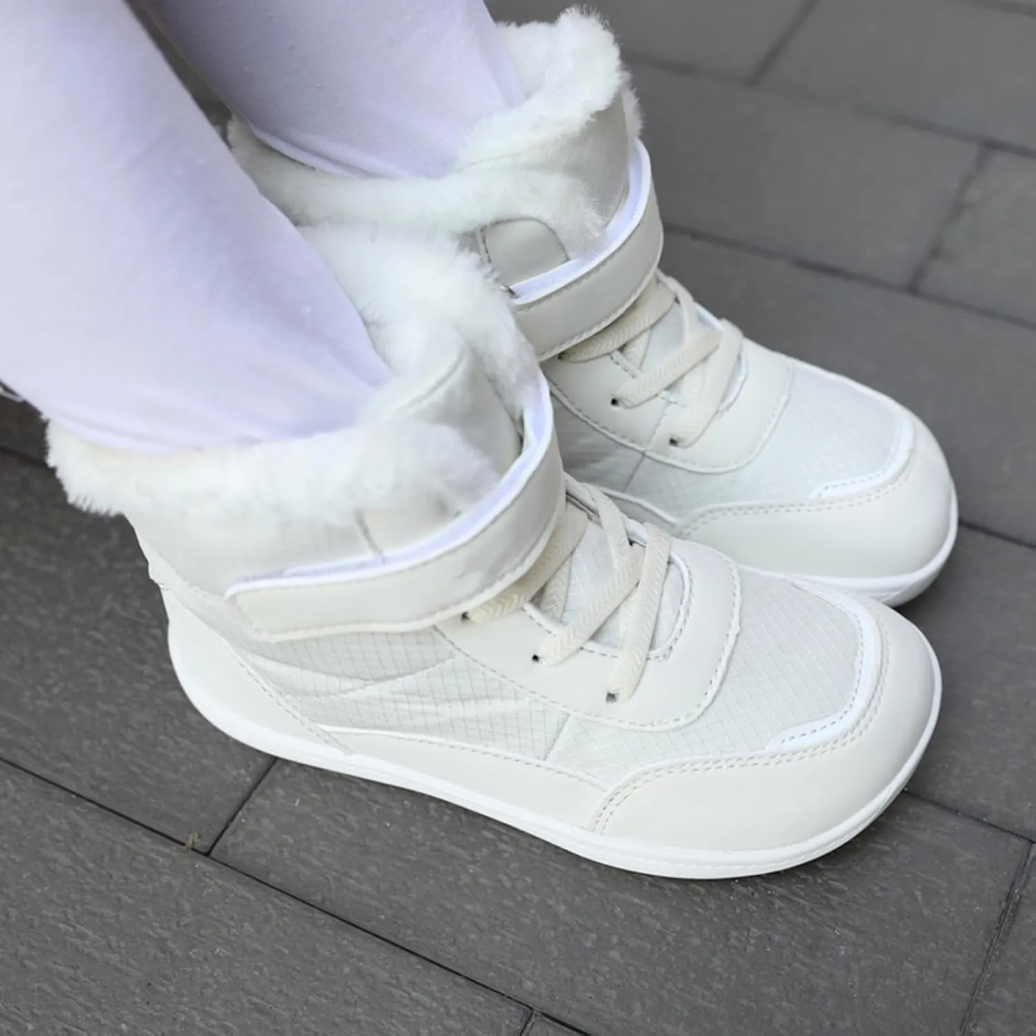 Du??k Boots for Kids Waterproof Insulated F??r Lined Winter Boot Non-slip Outdoor Ankle Boots for Hiking Tr??kking