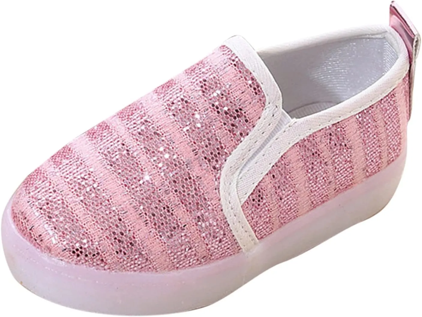EnJoCho Infant Baby Boys Girls Canvas Sneakers Toddler Slip On Anti Newborn First Walkers Floral Shoes for 0-18 Months (Pink#WEIU, 15 Months)
