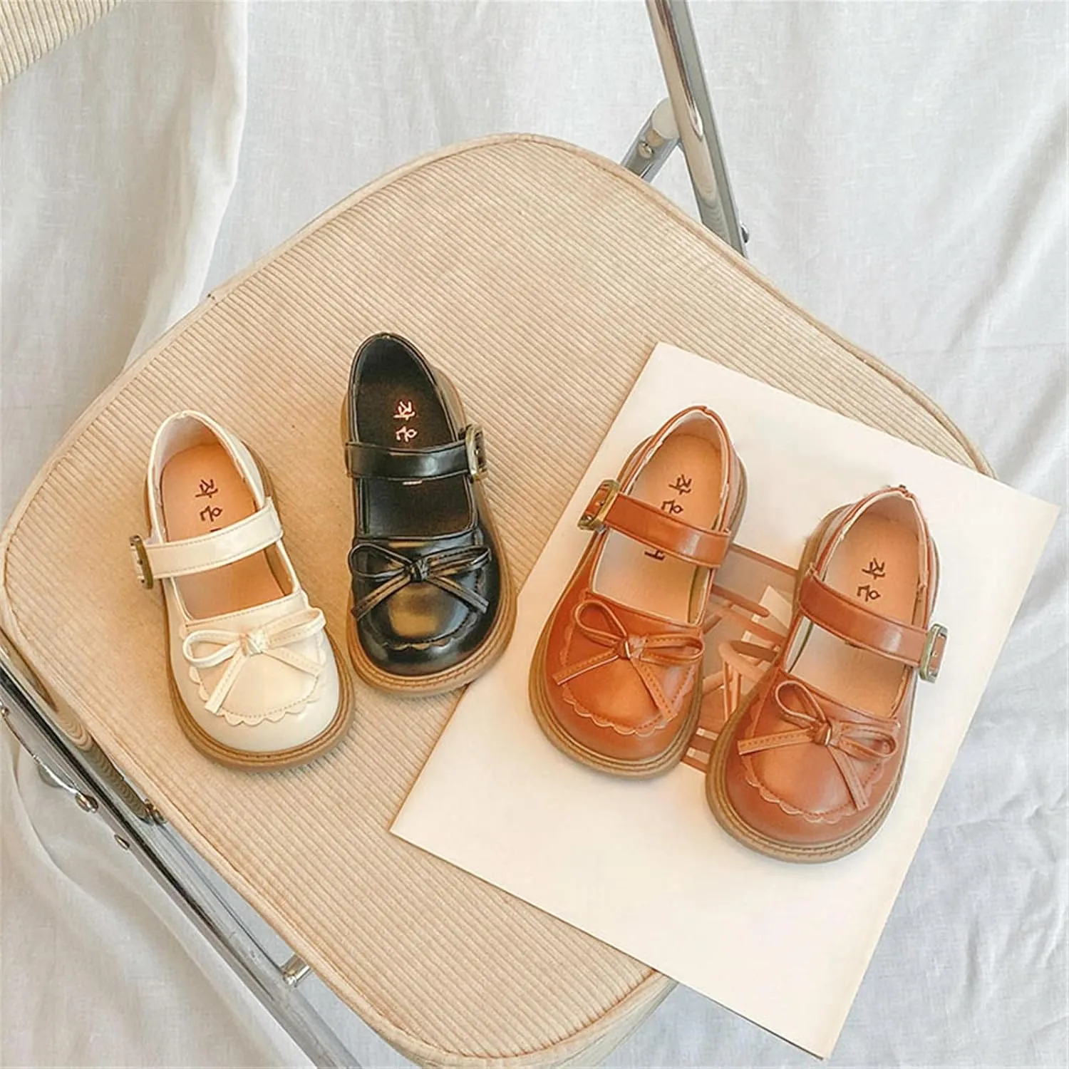 Girls Kids Rubber Sole Dress Sandals Toddler ow Heels Bow Baptism Shoes Summer Soft Baby Girls Christening Wide Shoes
