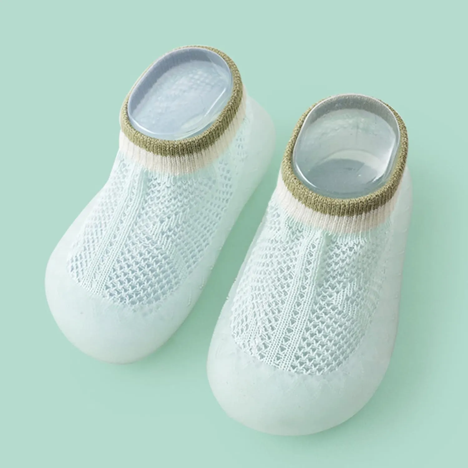 Infant Four Season Socks Shoes Sole Shoes Soft Toddler 0 to 36Months Socks Anklet Summer Solid Baby Rubber