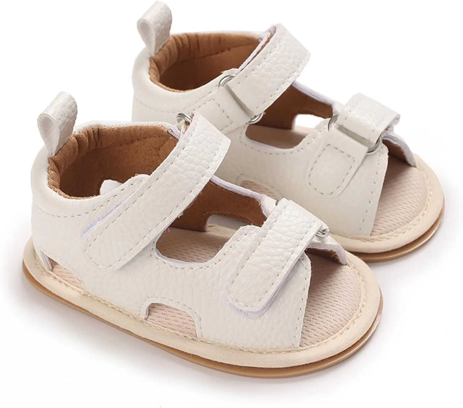 Infant Little Girls Soft Sole Sandals Baby Non-Slip Rubber Flat Shoes Toddler Breathable First Walking Shoes