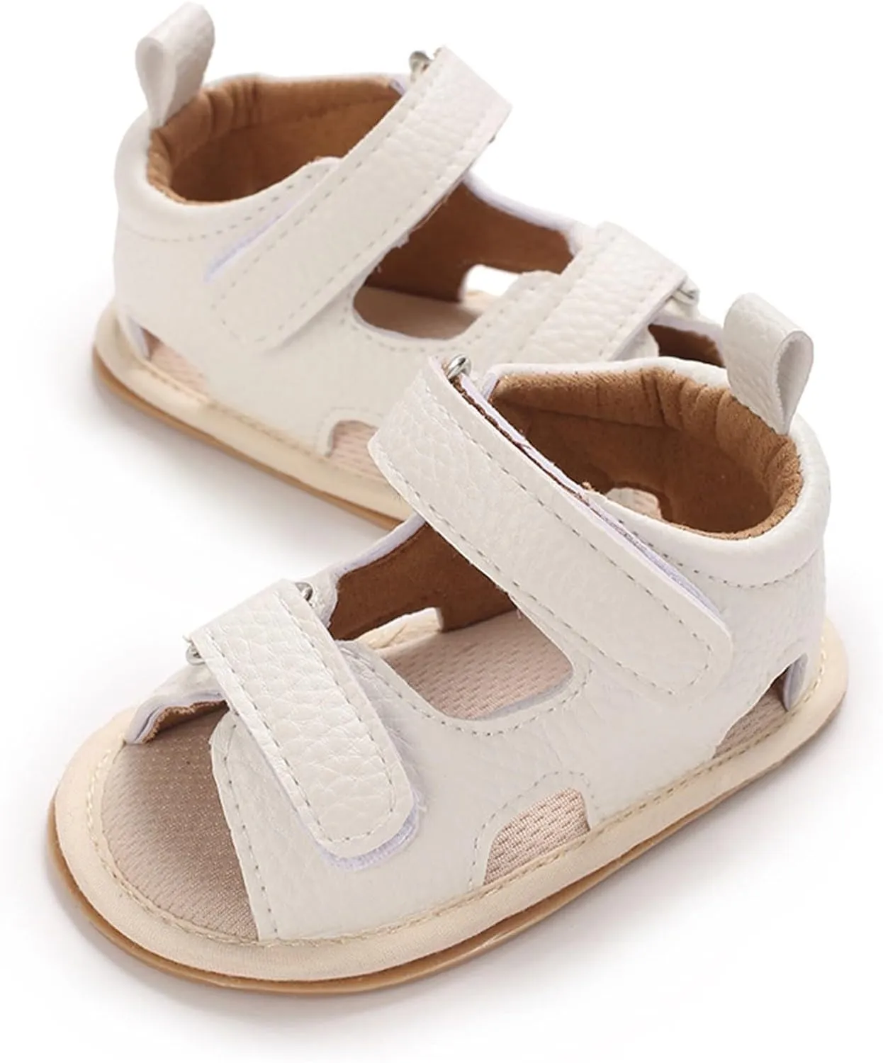 Infant Little Girls Soft Sole Sandals Baby Non-Slip Rubber Flat Shoes Toddler Breathable First Walking Shoes