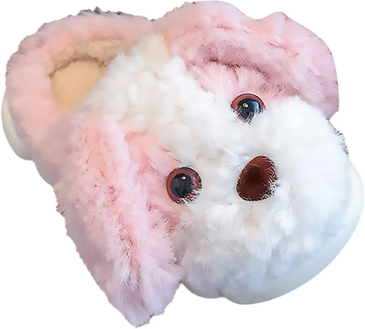 Infant Shoes Toddler Kids Slippers Cute Animal Cartoon Shoes Girls Boys Warm Fuzzy Winter Household Slippers Dog Shoes