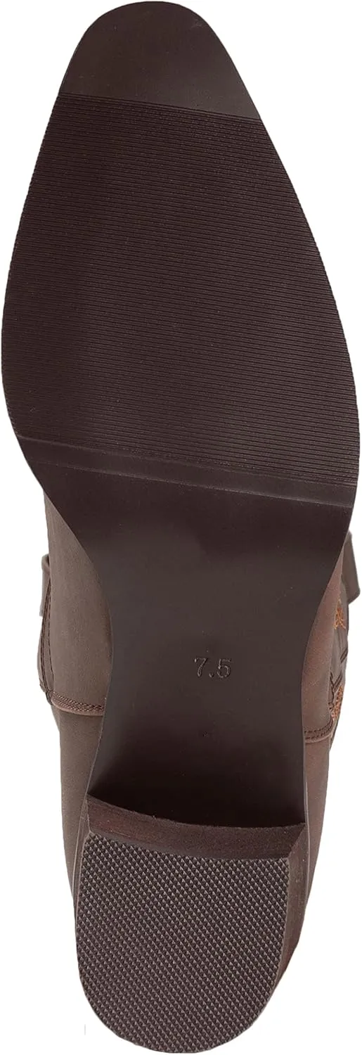 IUV Cowboy Boots For Women Pointy Toe Women's Western Boots Cowgirl Boots Mid Calf Boots