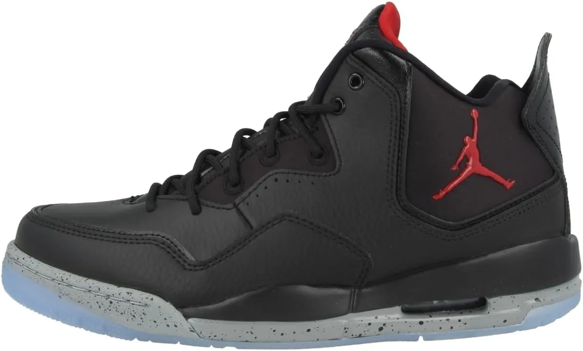 Jordan Mens Courtside 23 Black Gym RED Particle Grey Size 11
