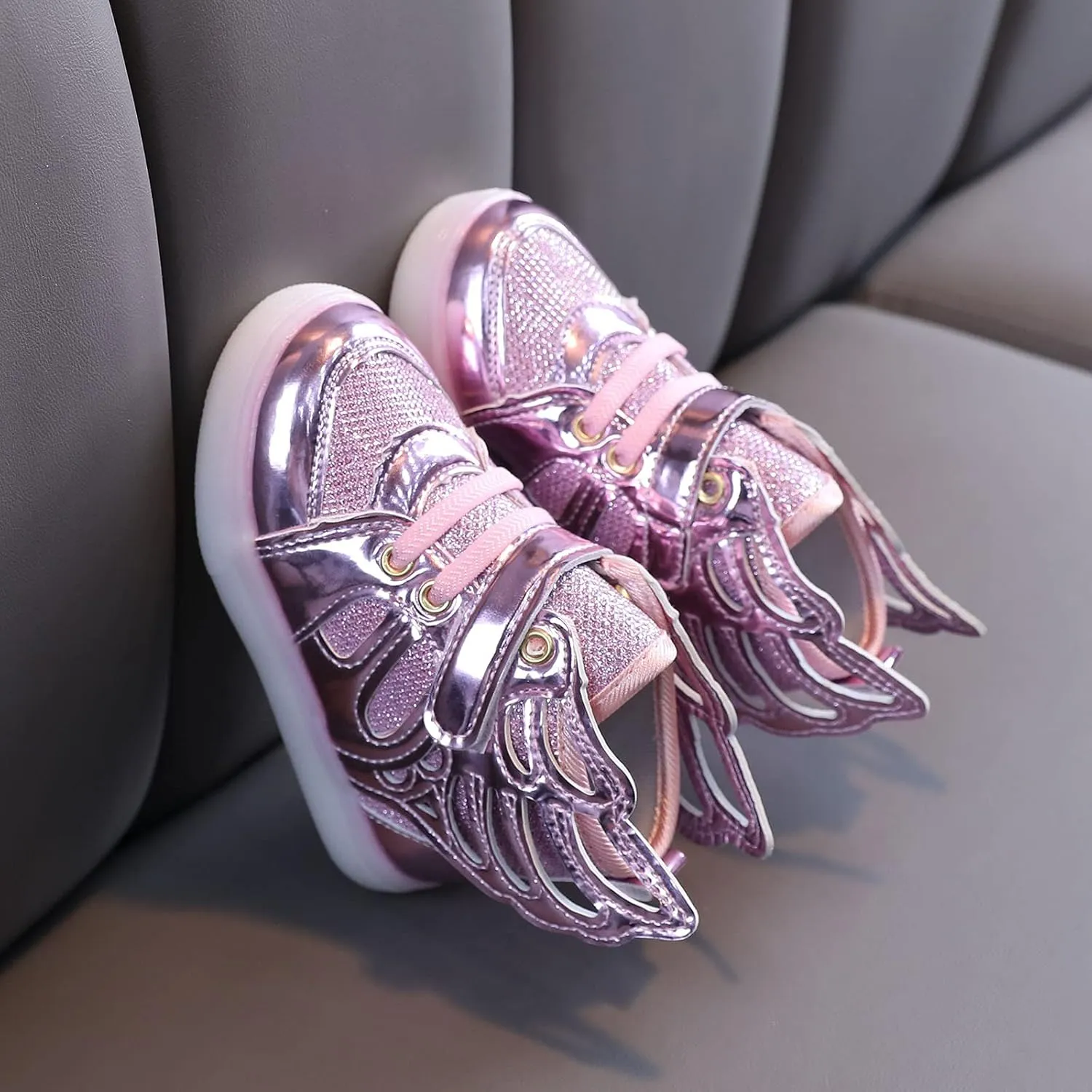 Kids Light Up Shoes for Boys Girls Toddler Sneakers USB Rechargeable Best Gift for Birthday Halloween Christmas