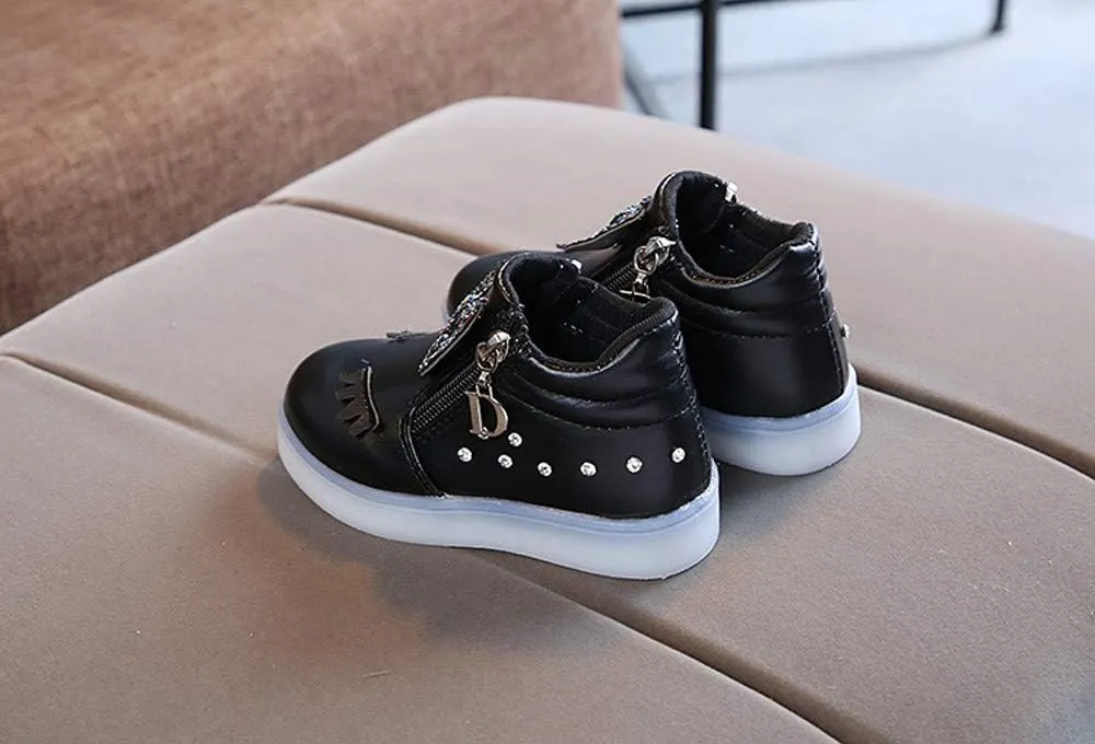 Kids Light Up Shoes for Girls Boys Toddler Comfortable Tennis Sneakers Fashion Led Shoes Luminous Shoes