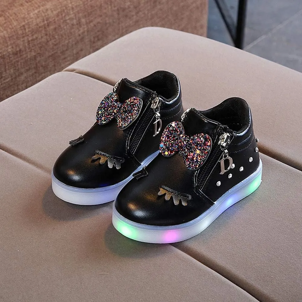 Kids Light Up Shoes for Girls Boys Toddler Comfortable Tennis Sneakers Fashion Led Shoes Luminous Shoes