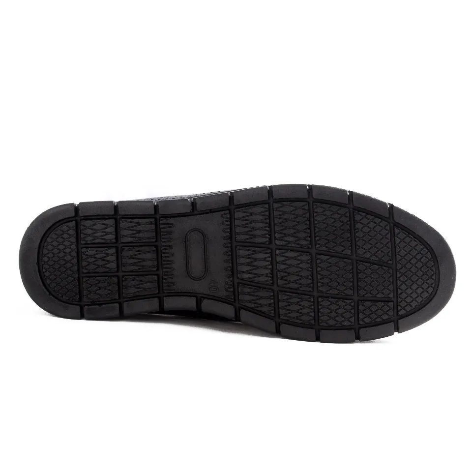 men comfortable medical shoes / navy/ made in Turkey -7801