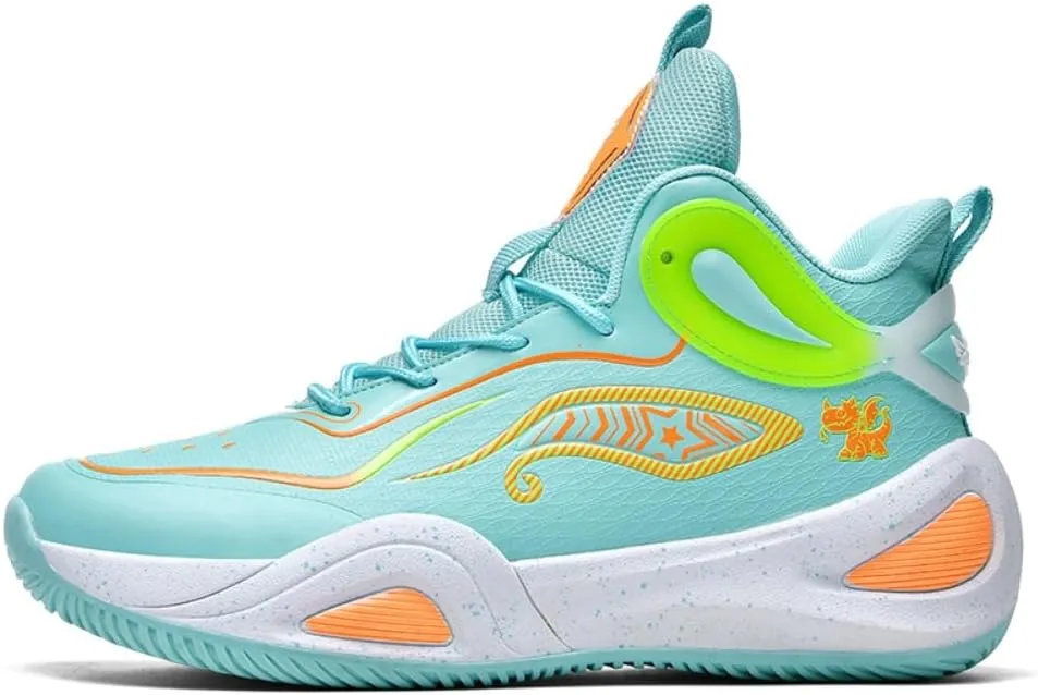 Men's Basketball Shoes Breathable and Non Slip Outdoor Sports Shoes Fitness Training Sports Shoes