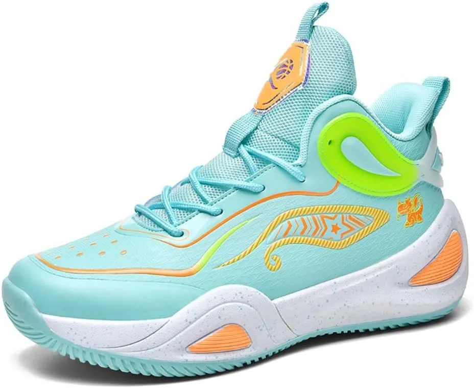 Men's Basketball Shoes Breathable and Non Slip Outdoor Sports Shoes Fitness Training Sports Shoes