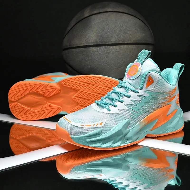 Mens Basketball Shoes Fashion Running Shoes Breathable Non-Slip Outdoor Casual Lightweight Sport Volleyball Shoes