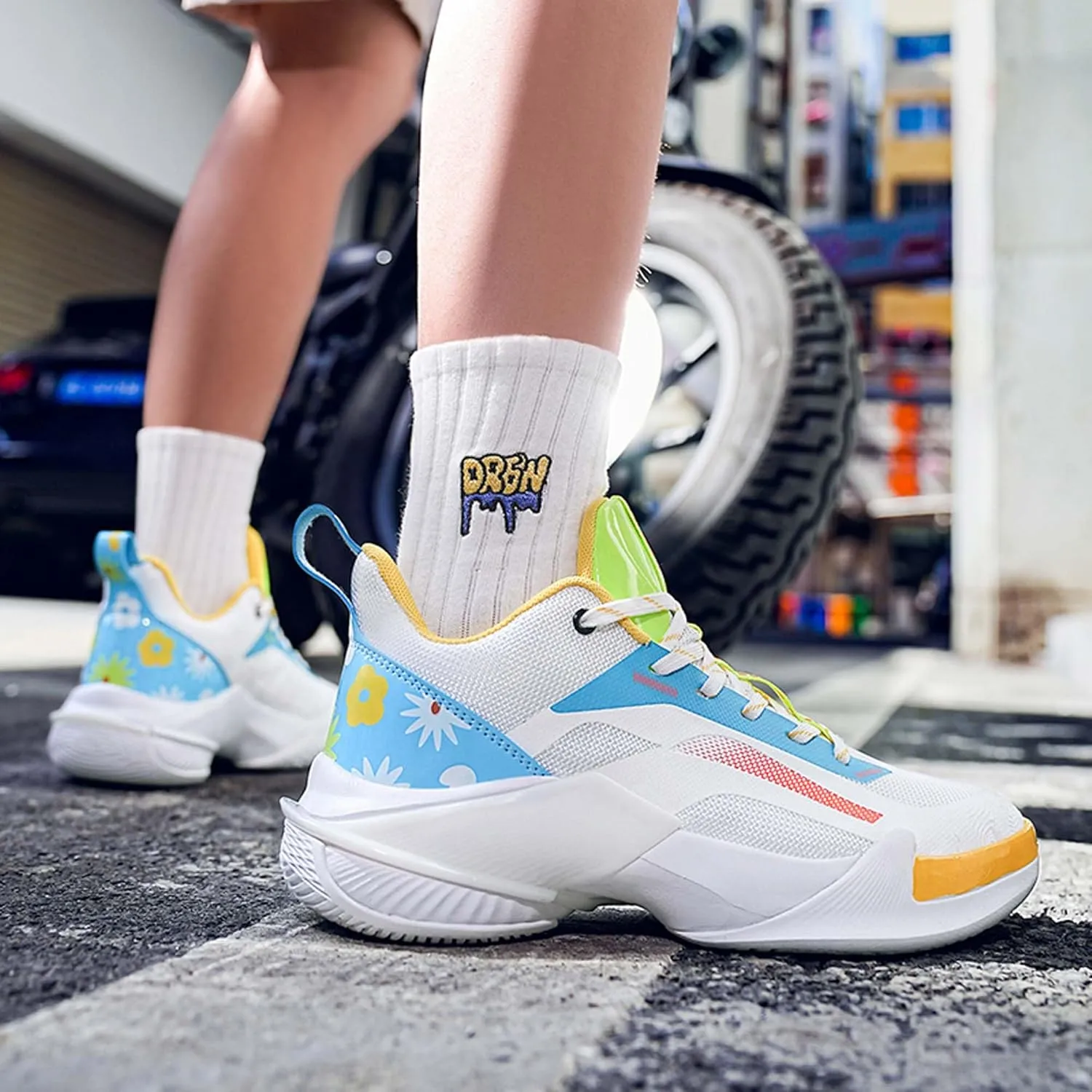 Mens Basketball Sneakers Team Sneakers Comfortable Competition Shoes Sneakers