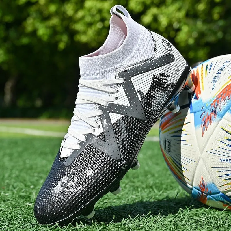 Men's football boots FG anti -slip sole indoor and outward football shoes tennis shoes