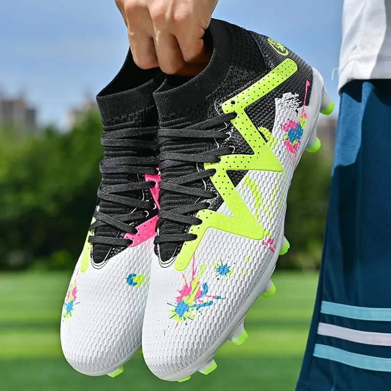 Men's football boots FG anti -slip sole indoor and outward football shoes tennis shoes