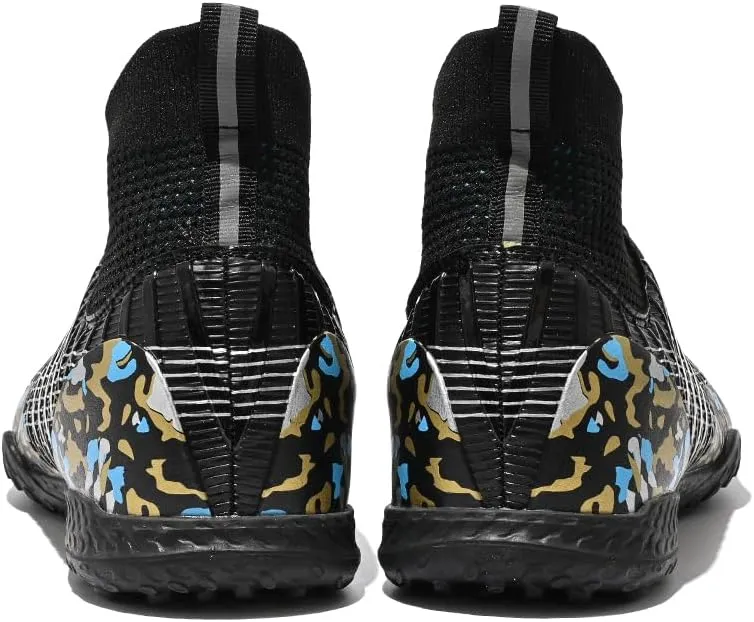 Men's Football Boots TF Futsal Shoes Tennis Sneakers high top Breathable Football Shoes