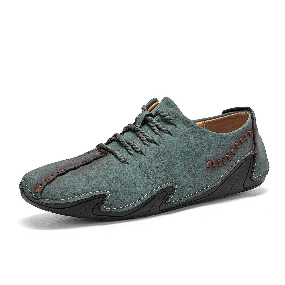 Men's microfiber breathable non-slip soft bottom comfortable casual business shoes