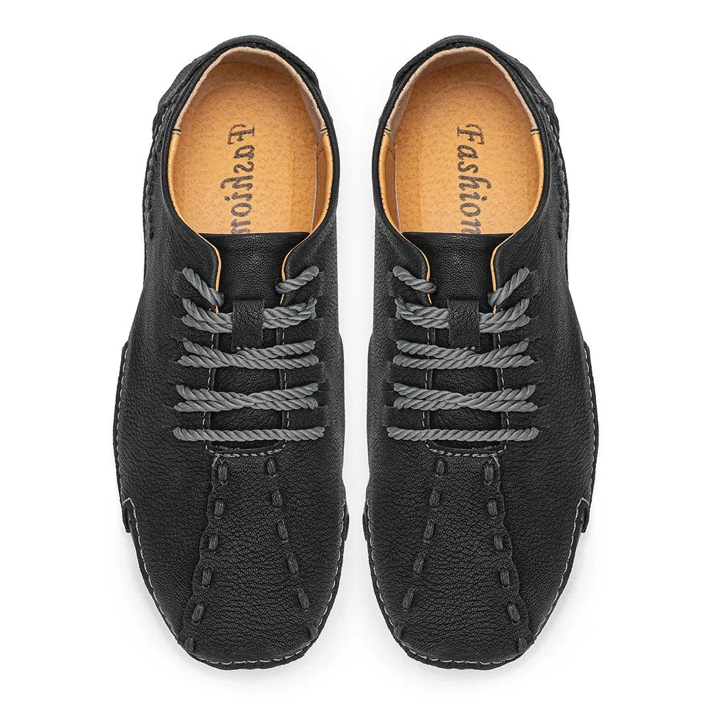 Men's microfiber breathable non-slip soft bottom comfortable casual business shoes