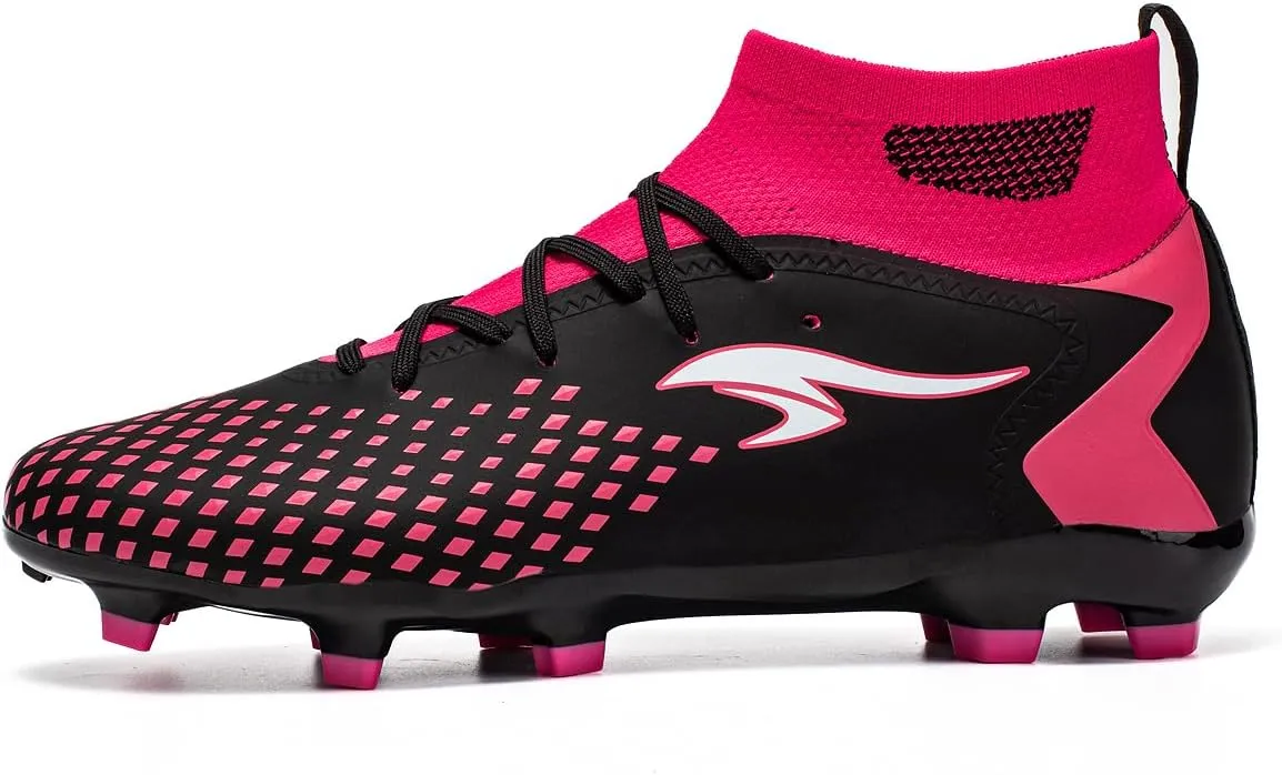 Men's Professional Competition Soccer Shoes, Protective, wear-Resistant, high top, Breathable Football Shoes