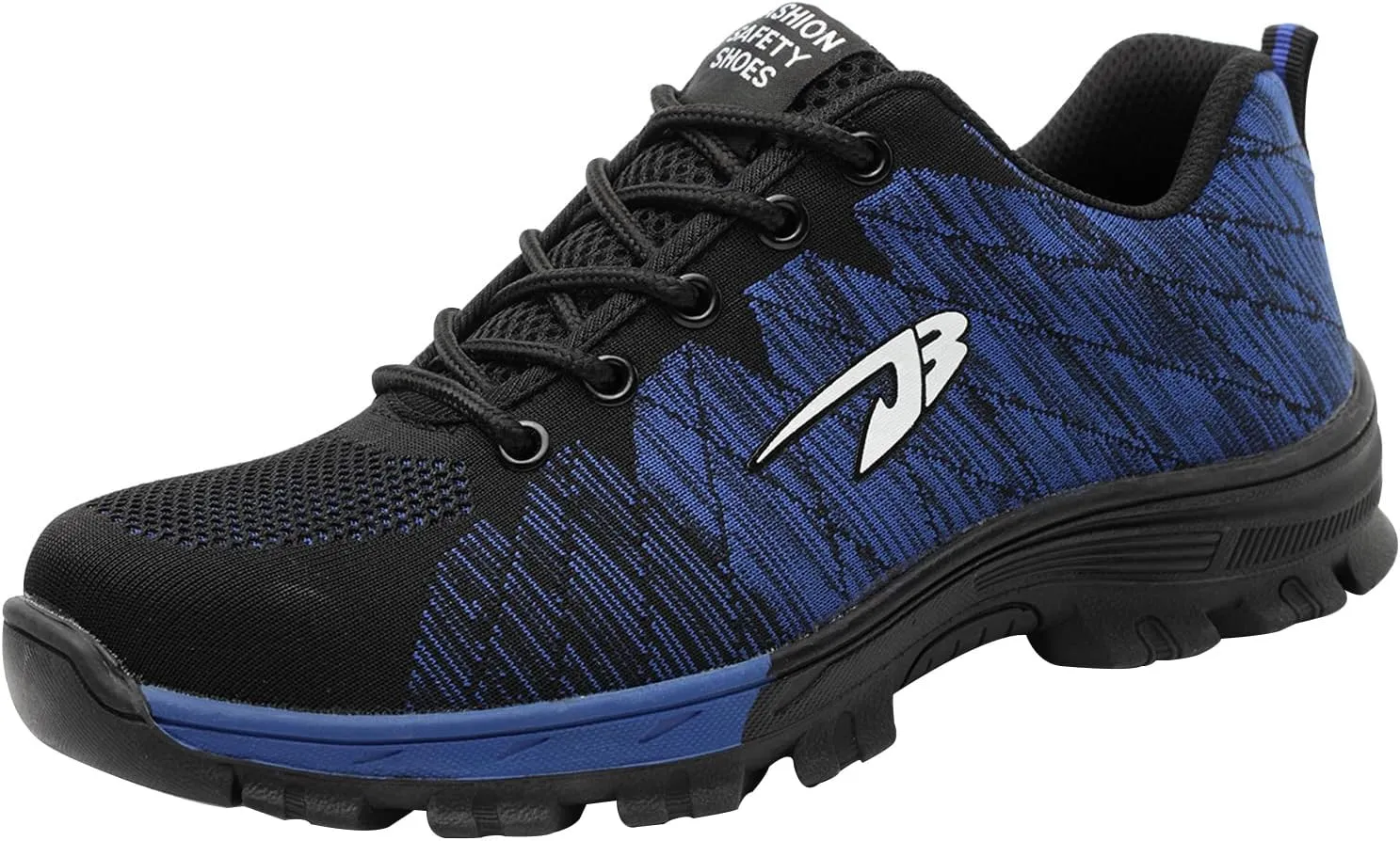 Men's Safety Toe Athletic Work Shoe,Lightweight Safety Shoes Slip Resistant Work Sneaker Breathable Puncture Proof Shoes,