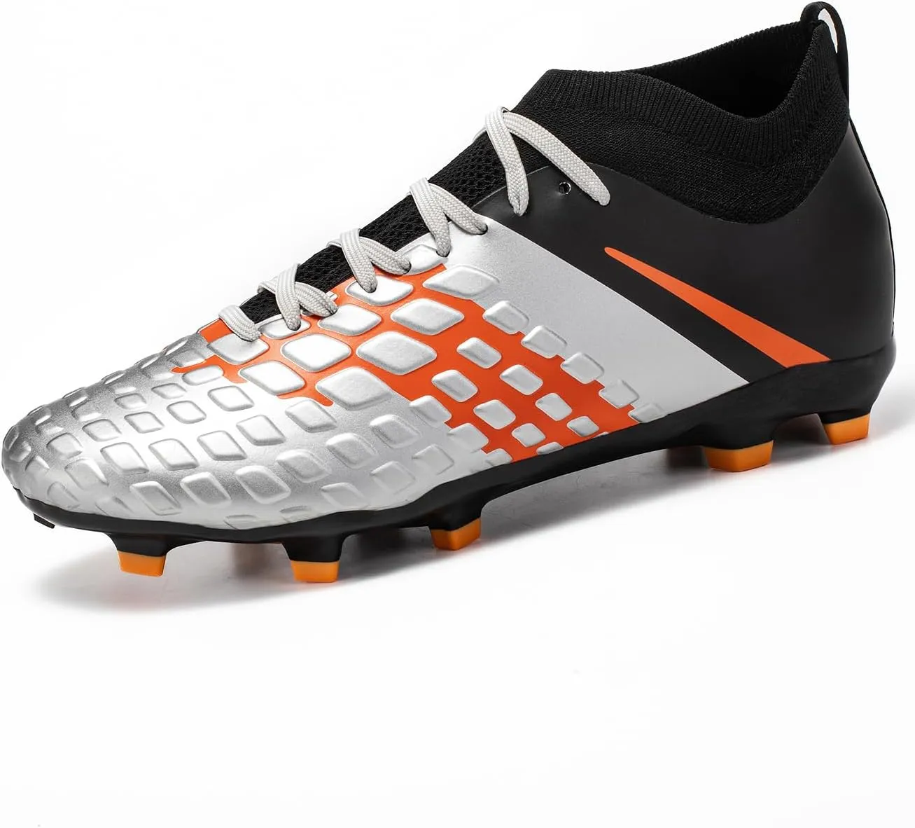 Men's Soccer Shoes, Artificial Turf Training Shoes, Indoor and Outdoor high top, Professional Match Football Shoes